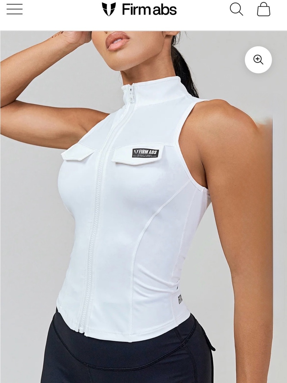 Army Abs Tank - White